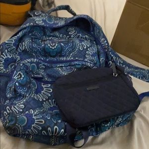 Vera Bradley backpack and belt bag